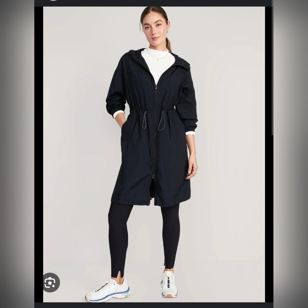 *Like New* Hooded Tunic Jacket